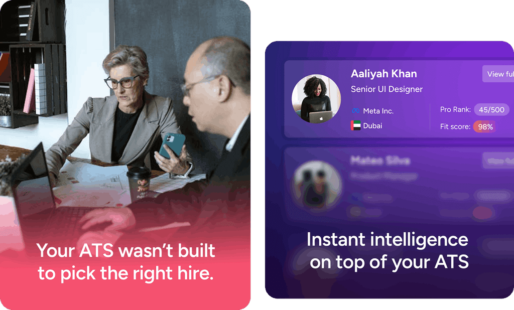 AI-enriched candidate profiles in your ATS
